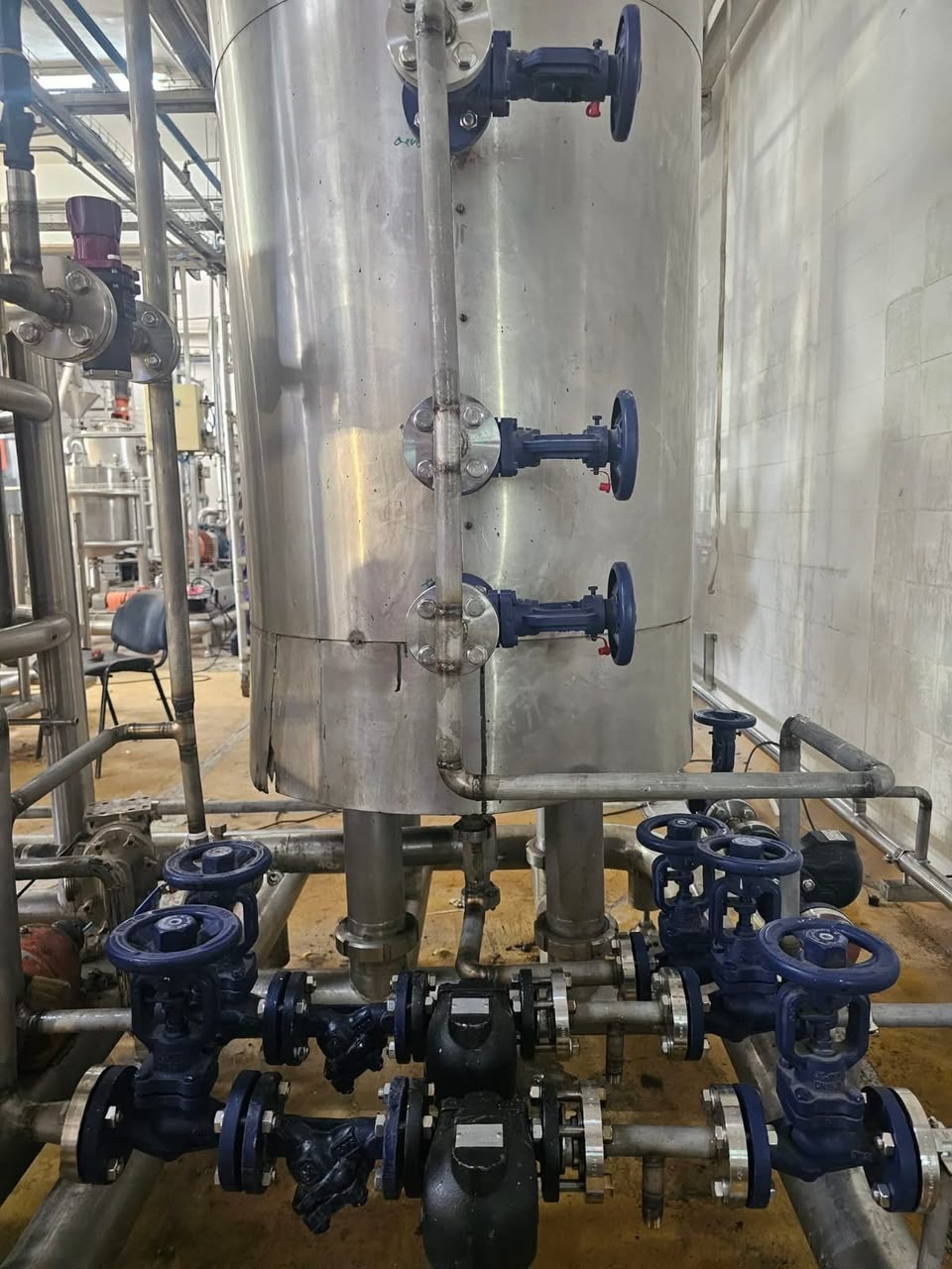 Travaux circuit vapeur en inox